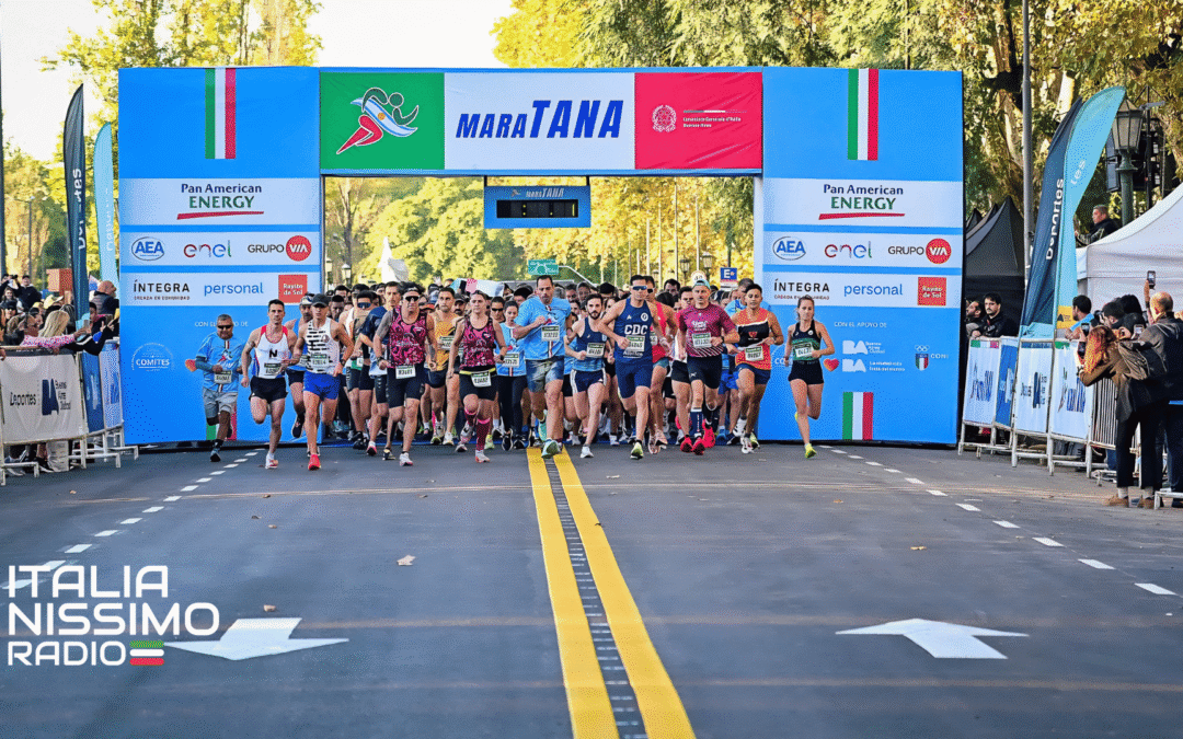 Más de 4.000 personas participaron en Buenos Aires de la Maratona Italiana 2026